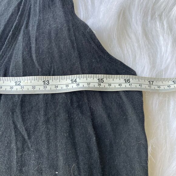 Victoria’s Secret PINK Tank Top Sz XS Black Workout Yoga Running Summer Beach - Picture 7 of 8